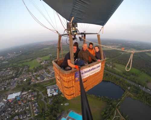 Prive ballonvaart boven Eindhoven